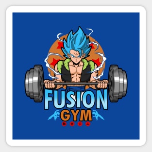 Super Buff Anime Manga Japanese Superhero Workout Gym Sticker